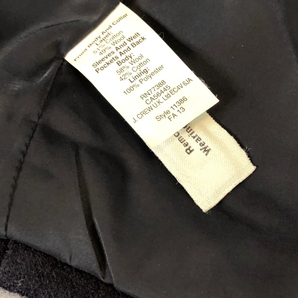 J. Crew Women’s Navy/Grey Blazer Size 6